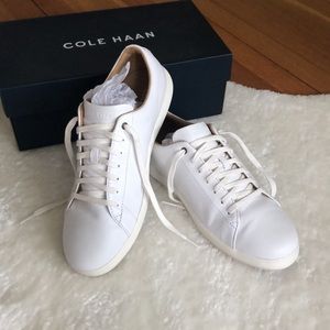 Cole Haan Grand Crosscourt ll white sneakers, 9.5, NEW